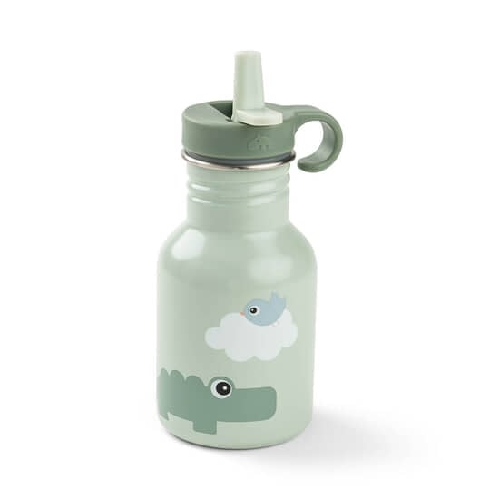 Done by Deer Vattenflaska Metall Playground Green 350 ml