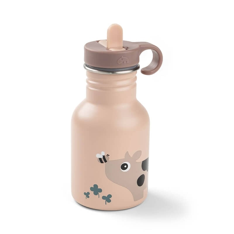 Done by Deer Vattenflaska Metall Tiny farm Powder 350 ml
