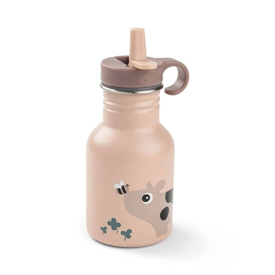 Done by Deer Vattenflaska Metall Tiny farm Powder 350 ml