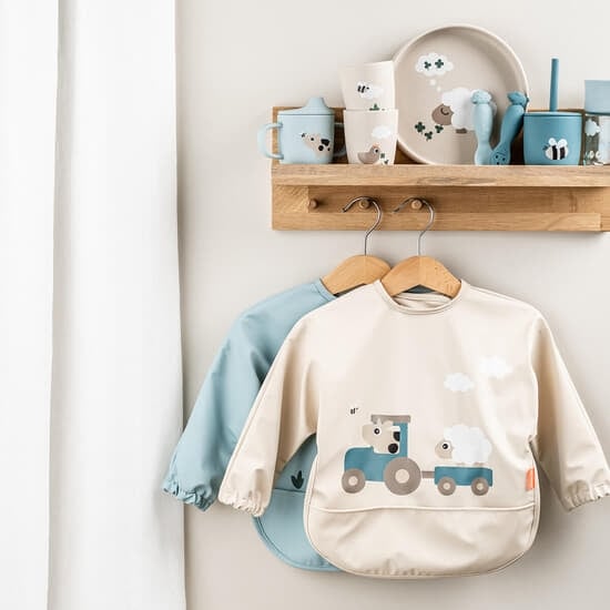Done by Deer Första Skedset Tiny farm Blue 2-pack