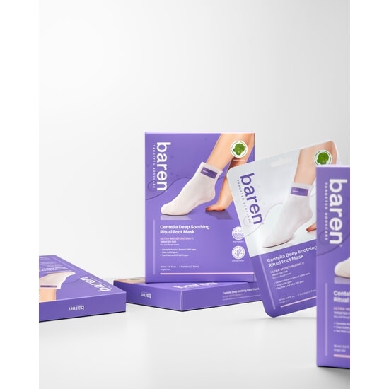 BAREN Centella Deep Soothing Ritual Foot Mask 2 st
