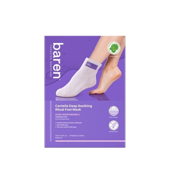 BAREN Centella Deep Soothing Ritual Foot Mask 6 st