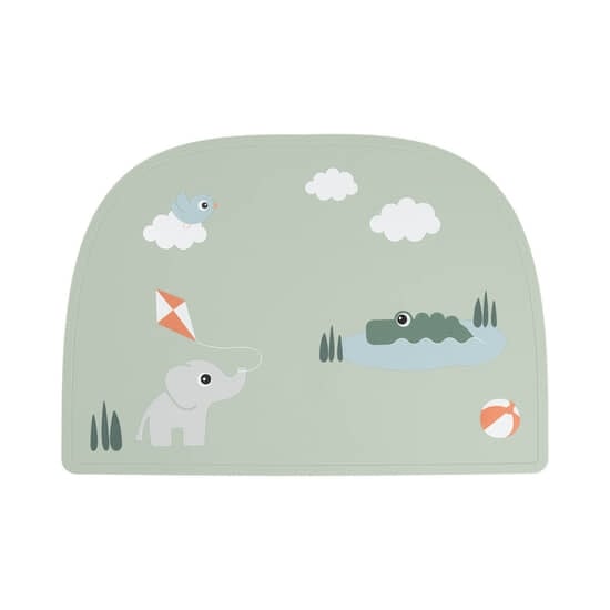 Done by Deer Bordstablett Silikon Playground Green