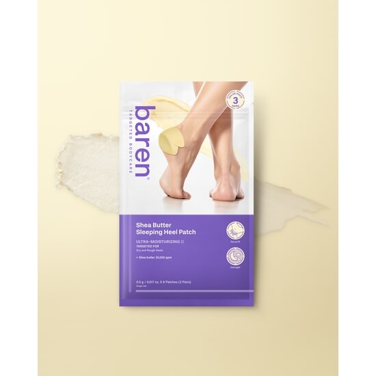 BAREN Shea Butter Sleeping Heel Patch 6 st