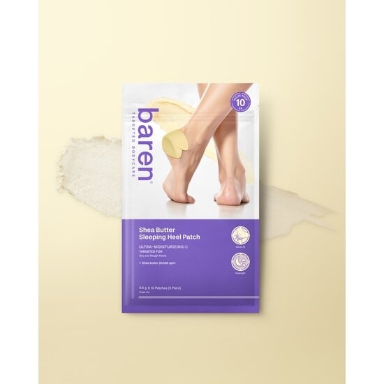 BAREN Shea Butter Sleeping Heel Patch 10 st