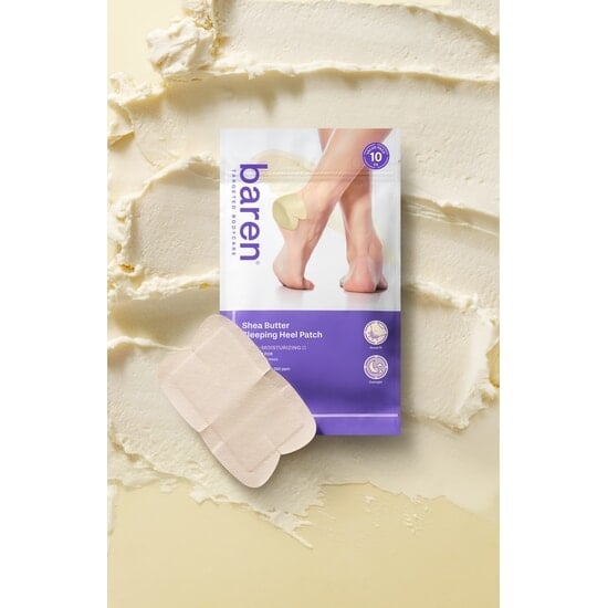 BAREN Shea Butter Sleeping Heel Patch 10 st