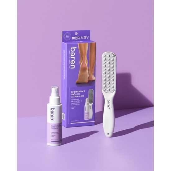 BAREN Foot Exfoliant Softener At Home Kit