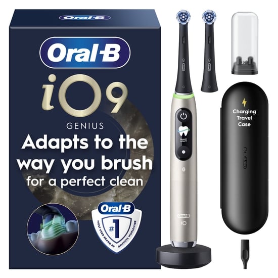 Oral-B iO9 Eltandborste Lunar Gold med tillbehör