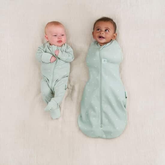 ergoPouch Pyjamas Lång Ärm TOG 1.0 0-3 mån Sage