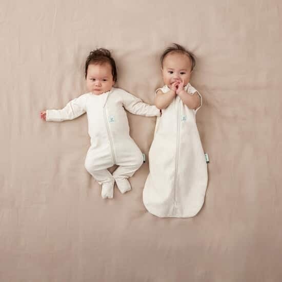 ergoPouch Pyjamas Lång Ärm TOG 1.0 3-6 mån Oatmeal Marle
