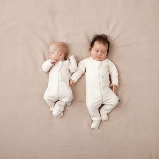 ergoPouch Pyjamas Lång Ärm TOG 1.0 3-6 mån Oatmeal Marle
