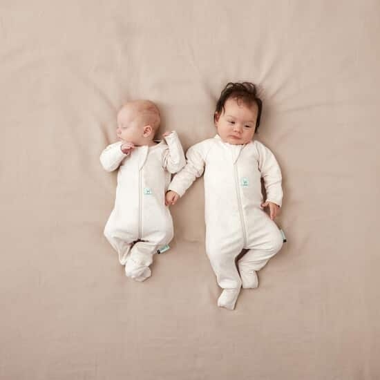 ergoPouch Pyjamas Lång Ärm TOG 1.0 6-12 mån Oatmeal Marle