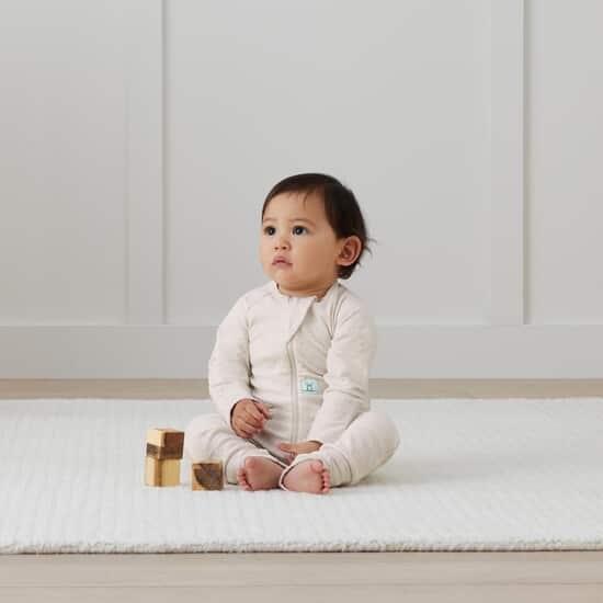 ergoPouch Pyjamas Lång Ärm TOG 1.0 6-12 mån Oatmeal Marle