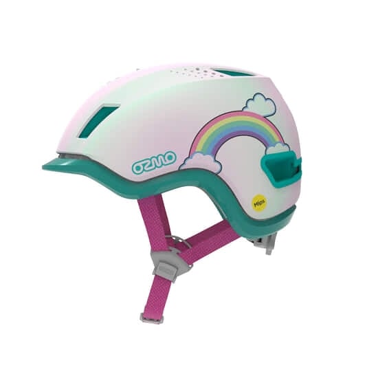 Ozmo Sidekick Mips Hjälm XXS Unicorn Vit