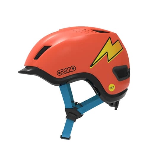 Ozmo Sidekick Mips Hjälm XXS Röd Blixt