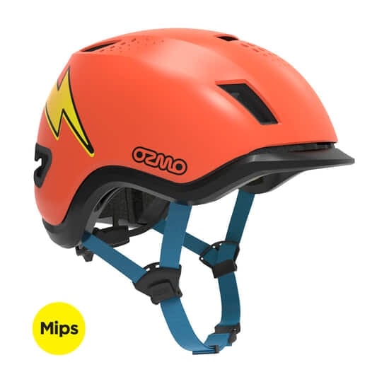 Ozmo Sidekick Mips Hjälm XS Röd Blixt