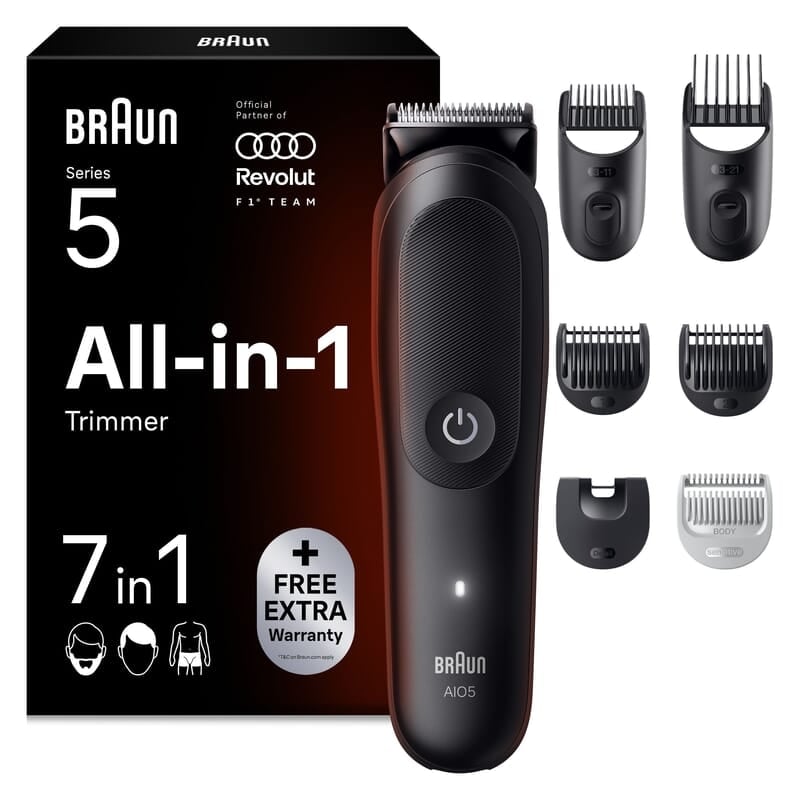 Braun Allt-in-One Series 5 7in1 Grooming Kit AIO5520 Svart