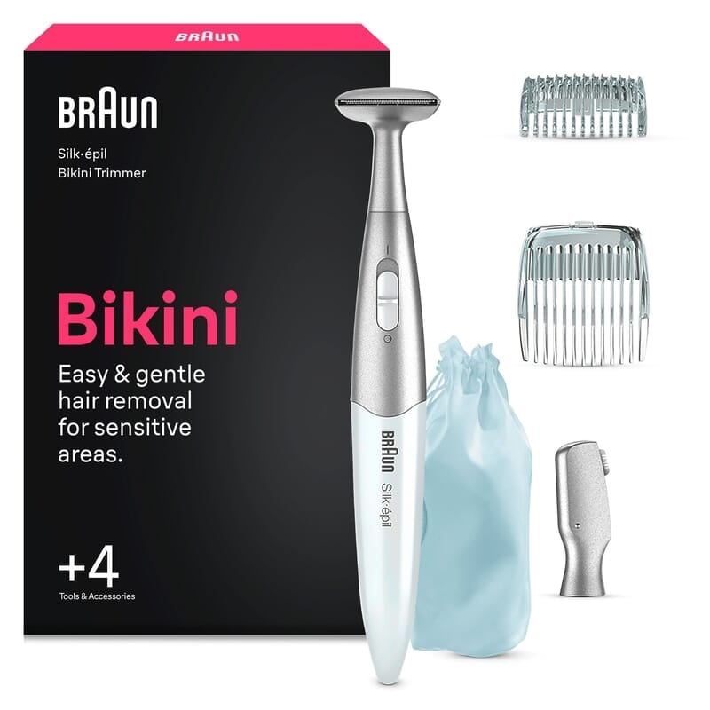 Braun Silk·épil Bikinitrimmer + 4 tillbehör FG1100 Vit