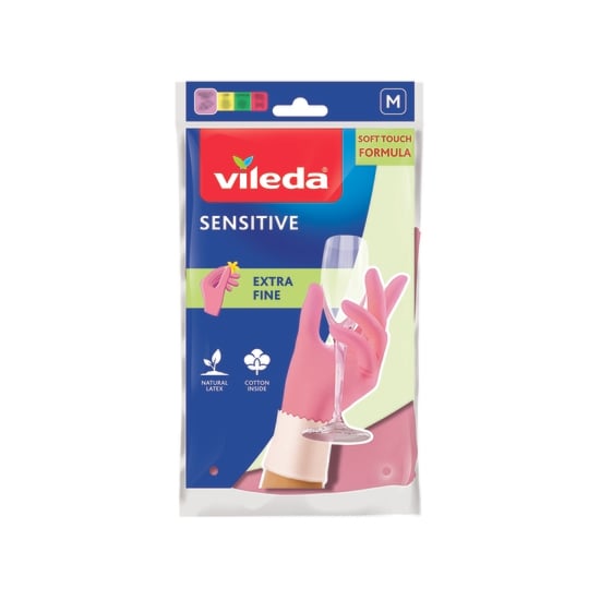 Vileda Sensitive Latexhandskar M 1 par