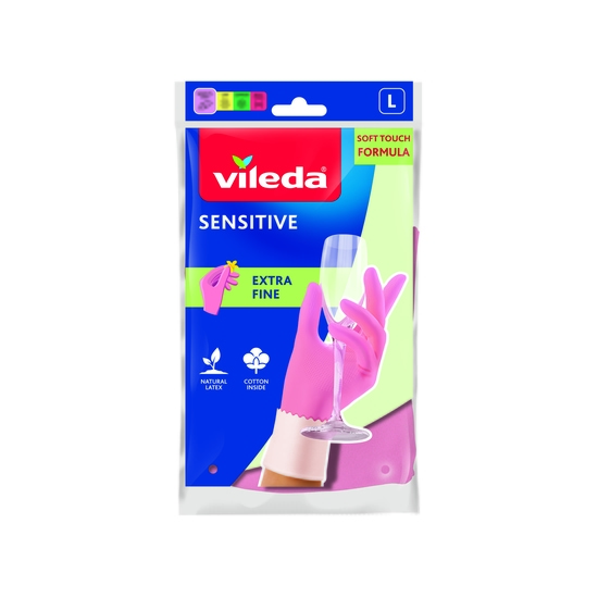 Vileda Sensitive Latexhandskar L 1 par