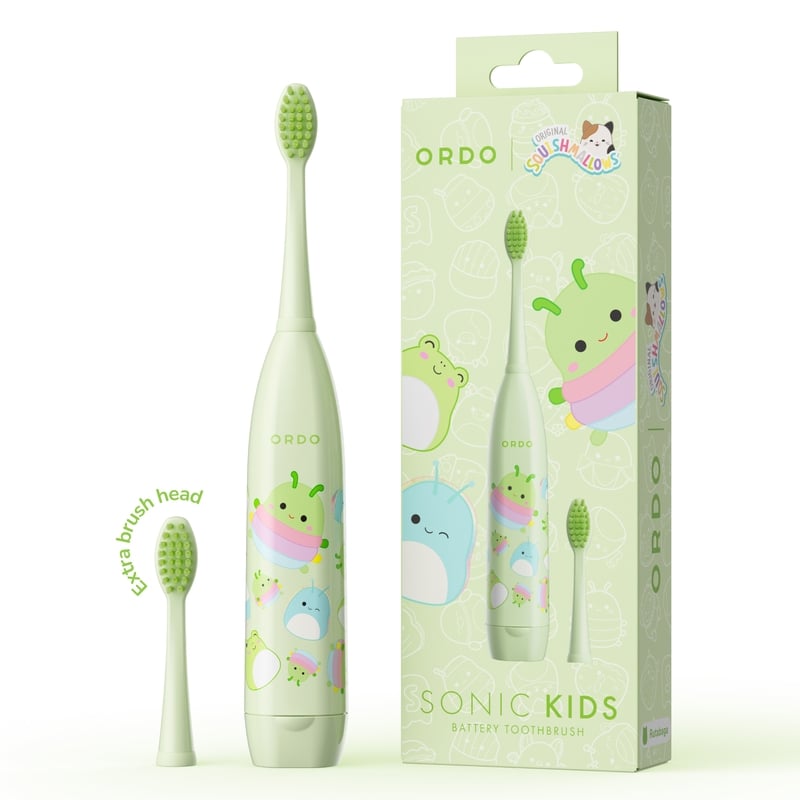 Ordo Sonic Kids Battery Toothbrush Squishmallows Rutabaga