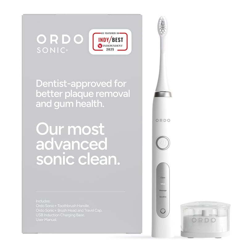 Ordo Sonic+ Electric Toothbrush White Silver
