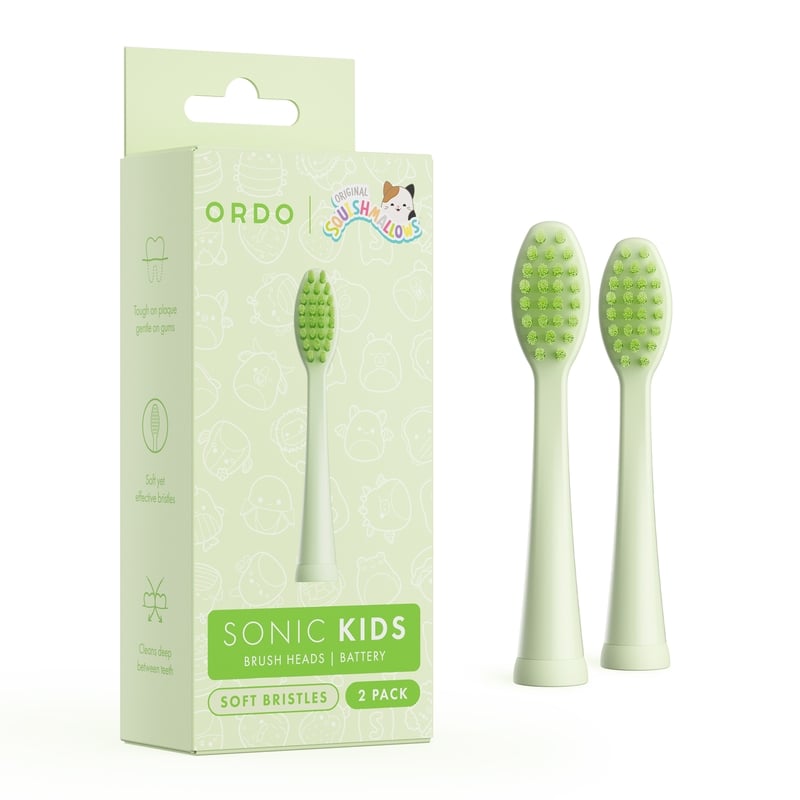 Ordo Sonic Kids Battery Brush Heads Squishmallows Rutabaga 2-pack