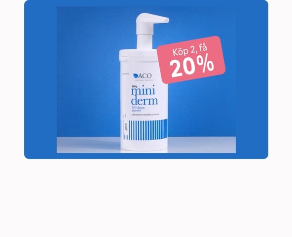 Köp 2, få 20% på Miniderm