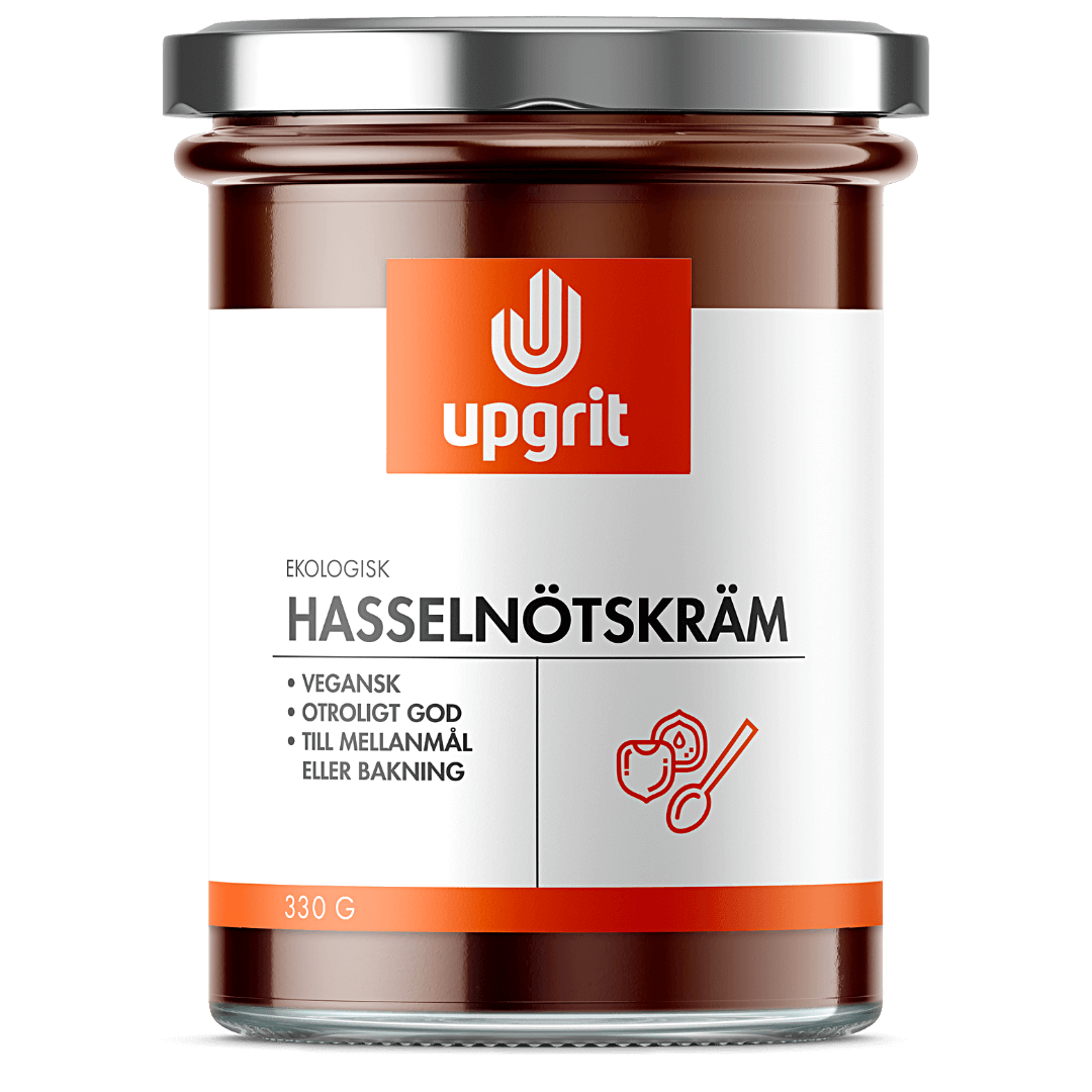 Upgrit Hasselnötskräm 330 g