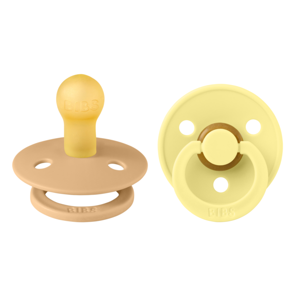 BIBS Colour Latex Size 1 Desert Sand/Sunshine 2-pack