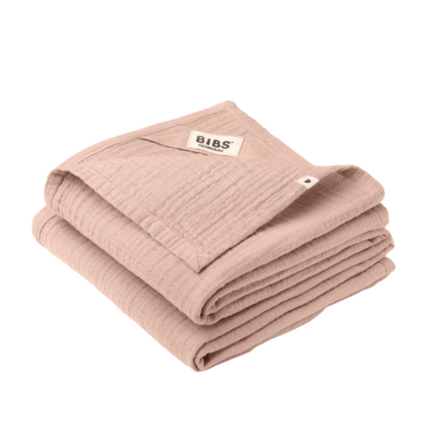 Alternativ bild 1 för BIBS snuttefilt muslin 2-pack, blush