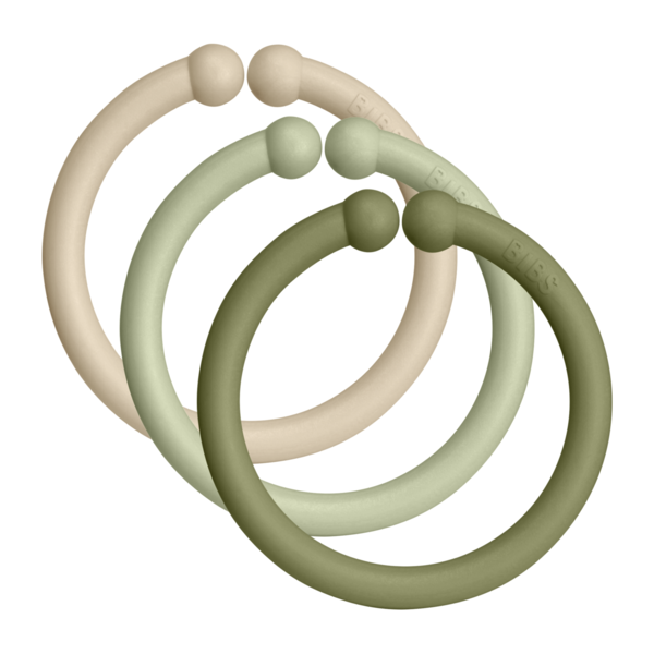 BIBS Loops Vanilla/Sage/Olive 12-pack