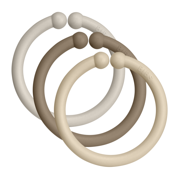BIBS Loops Sand/Dark Oak/Vanilla 12-pack