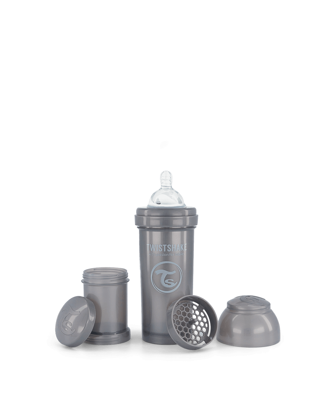Twistshake Anti-Colic Pearl Grey 260 ml