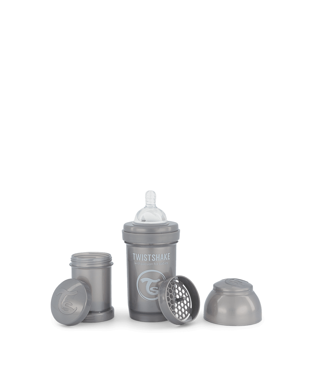 Twistshake Anti-Colic Pearl Grey 180 ml