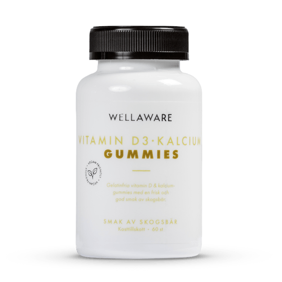 WellAware Vitamin D3 och Kalcium 60 gummies