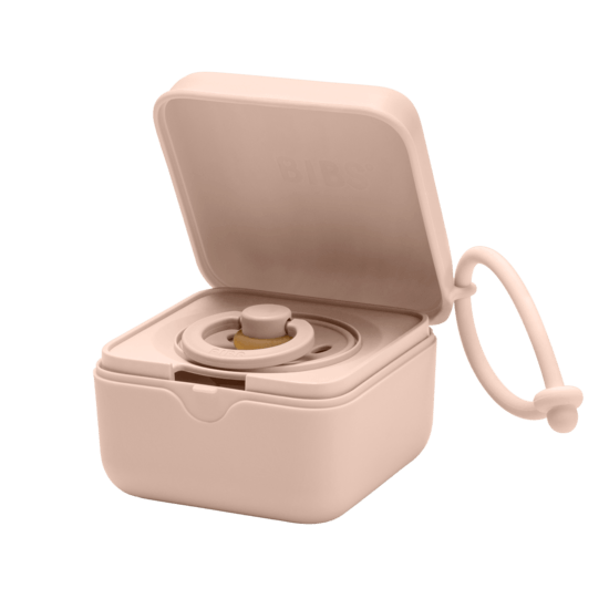 BIBS Pacifier Box Blush