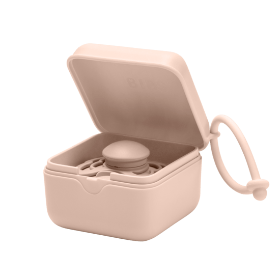 BIBS Pacifier Box Blush