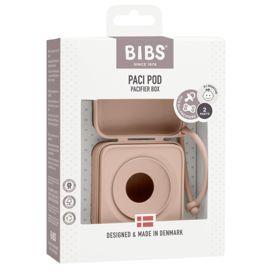 BIBS Pacifier Box Blush