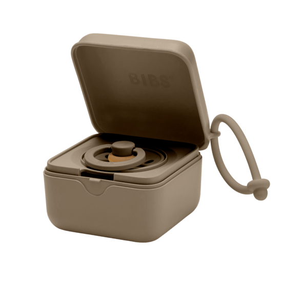 BIBS Pacifier Box Dark Oak