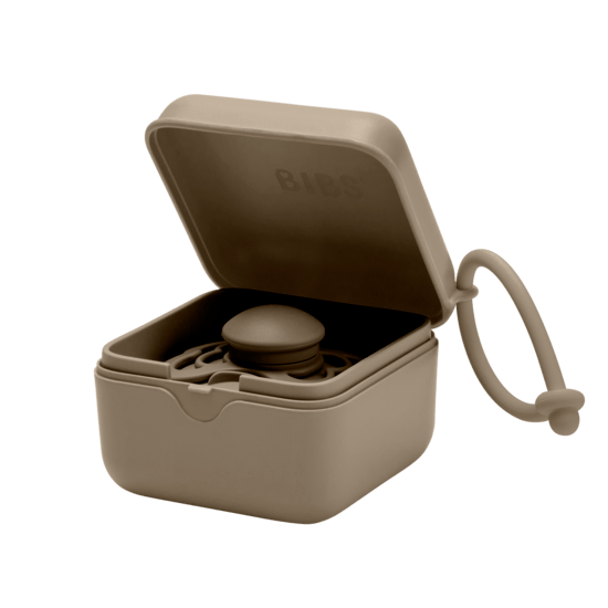 BIBS Pacifier Box Dark Oak