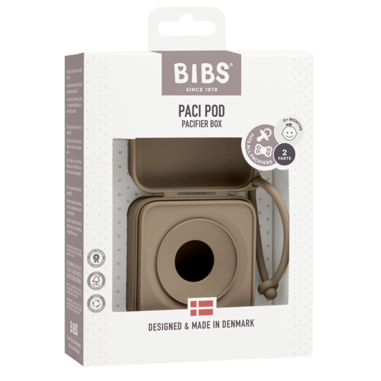 BIBS Pacifier Box Dark Oak
