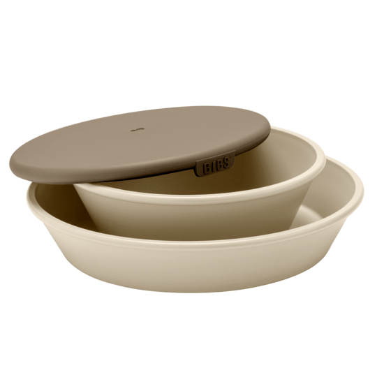 BIBS Dinner Plate Set Vanilla