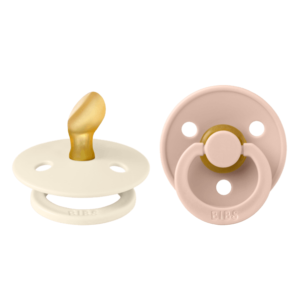 BIBS Colour Latex Size 1 Anatomical Ivory/Blush 2-pack