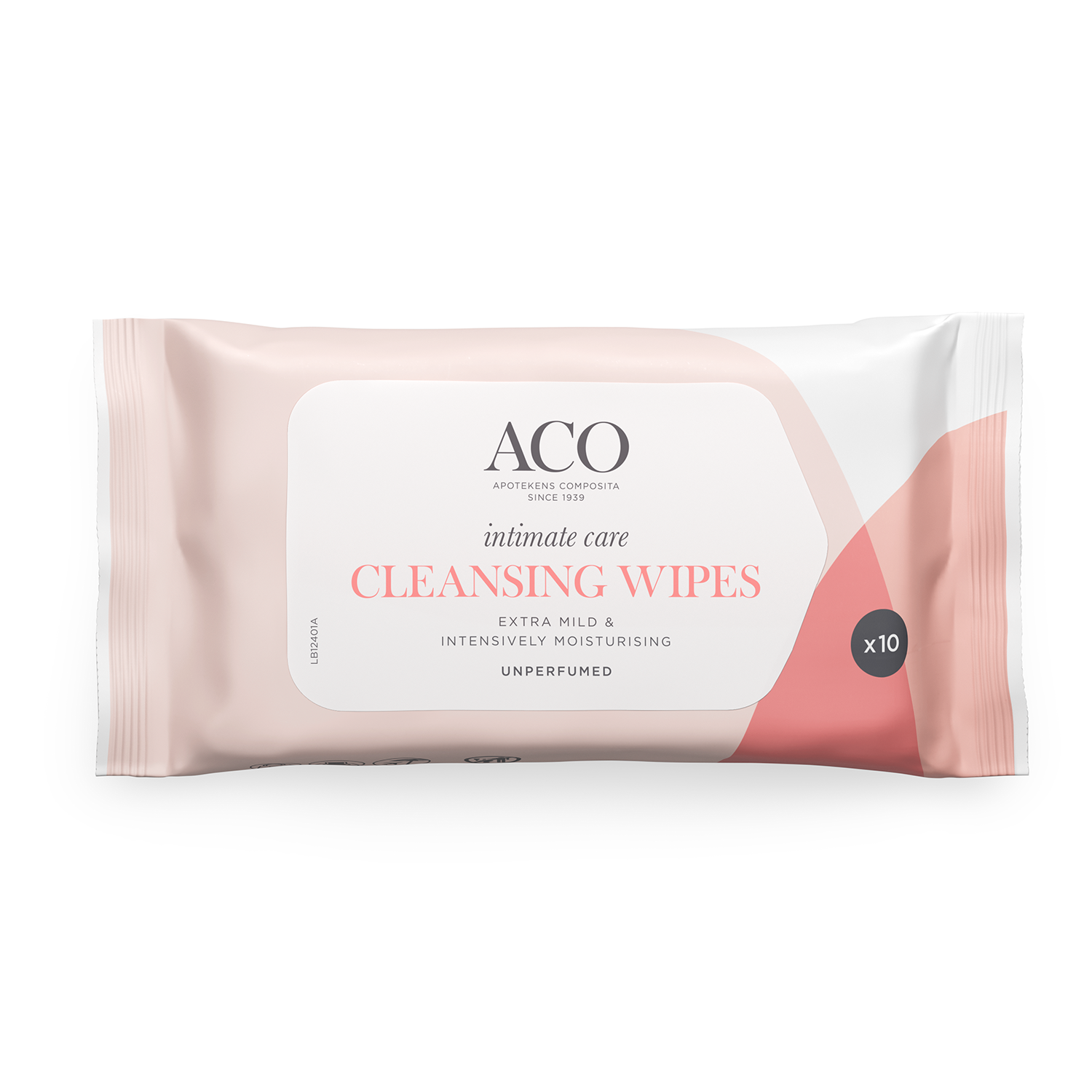 ACO Intimate Care Cleansing Wipes Parfymfri Intimrengöringsservetter 10 st