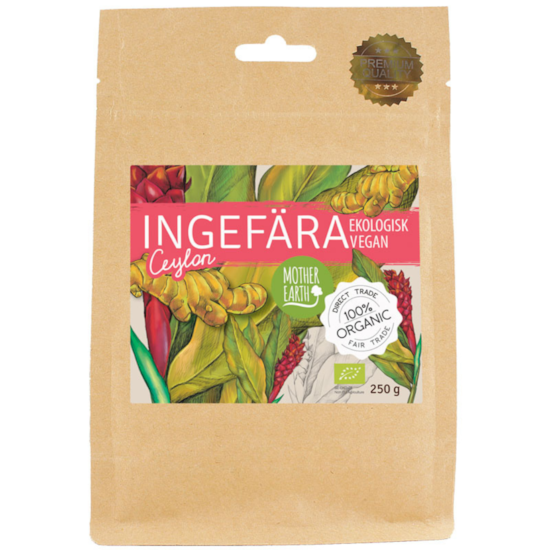Mother Earth Ingefärapulver Premium ME EKO 250 g