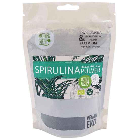 Mother Earth Spirulinapulver ME RAW&EKO 125 g