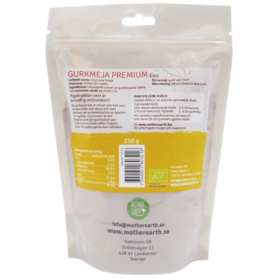 Mother Earth Gurkmeja Premium ME EKO 250 g
