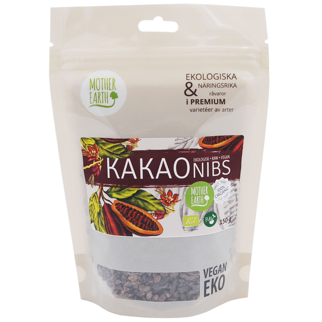 Mother Earth Kakaonibs Pangoa Premium ME RAW&EKO 150 g