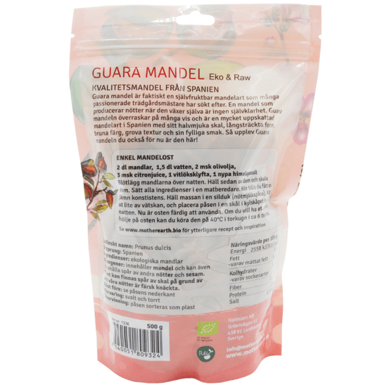 Mother Earth Mandlar Premium ME RAW&EKO 500 g